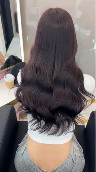 【ミニモ学割】透明感ワンカラー💟💭 +ストレートorコテ巻き仕上げ付き⋆⸜🎀⸝‍⋆