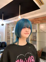 ケアブリーチ➕透明感カラー➕オージュアサロントリートメント