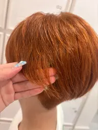 メンズカット➕ブリーチなしダブルカラー💛