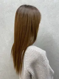 🫧髪質改善トリートメント🫧➕透明感カラー✨＋前髪カット💇‍♀️【ミニモ限定】ロング料金あり