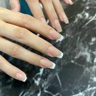 【癖爪矯正ジェルネイル】フレンチ(ベースカラー有)