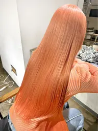 【4月残り僅か🥹】ブリーチ1回+カラー+ケアトリートメント✨️/ハイトーン/ピンクベージュ/ミルクティー/オレンジ