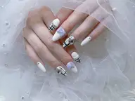 【練習モデル】自爪⭐️ハンドジェルアートネイル◇やり放題💅限定ストーン・パーツ・シールつけ放題+ハンドケア付き🎀