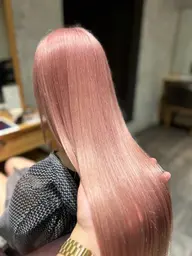 【3回目まで使える✨️】ケアブリーチ＋カラー＋1stepトリートメント💚🫧ロング料金なし🫧