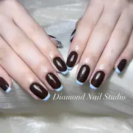 4月オフ無料✨カラーフレンチ（ベースカラー追加⭕️）💞