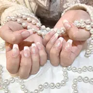 【ジェル】バーチャルフレンチ（オフ、ケア、指名料込み）