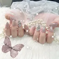 4/14限定クーポン💜ハンド韓国ワンホンガーリーちゅるん60分持ち込みデザイン(アート目安片手1.2本)💜