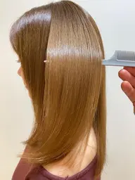 💎人気ナンバー1【✨ダメージさせたくない✨】つやつや髪質改善縮毛矯正+カット