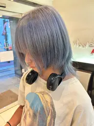 【ショートヘア、メンズ限定】💖ケアブリーチ+カラー+トリートメント💖