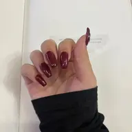 【オフあり】長さだし💅+カラージェル◆爪に優しいパラジェルを使用しお爪の長さを出してシンプルなワンカラー仕上げ✨