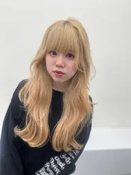 【炭酸パック🫧＆ヘッドマッサージ💆‍♀️付き】ブリーチありカラー