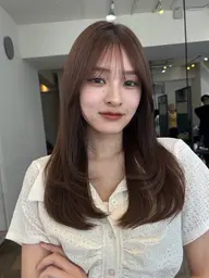 【今だけの特別メニュー❕】韓国小顔カット＋カラー＋高濃度補修成分配合TM 💎