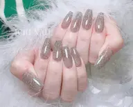 【チップ長さ出し】🌸マグネット／フラッシュ🦋