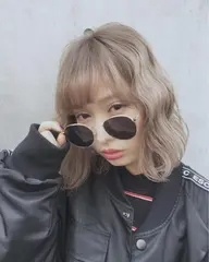 ✨【ケアブリーチ使用】✨ブリーチ&透明感カラー&3stepトリートメント‼️(ハイライト／その他デザイン