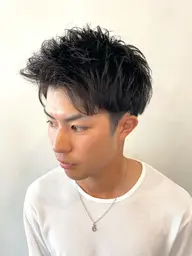 トレンドカット＋絶壁解消ポイントパーマ