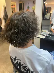 【メンズカット＋メンズパーマ】マイクロバブルシャンプー付【nui 茨木】