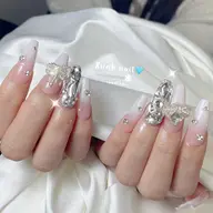 🌟10本チップ長さ出し　4本~5本パーツ付け放題120分 ¥10590