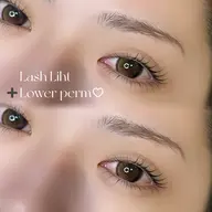 (中顔面短縮❕✨️)上下まつ毛パーマ🎀♡+束感コーティング付き.. ♡