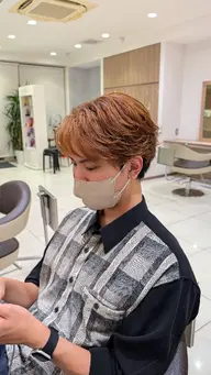 【🏴☠️これで完璧⚓️】メンズカット+シャンプー+眉カット+トリートメント 5,500円 施術時間→30分