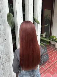 【ダメージが気になる方】✨ブリーチなしダブルカラー+トリートメント✨