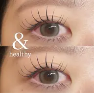 アンドヘルシー120本🎀マツエク＋パーマ✨【よりぱっちり＆上向きまつげに🪽🤍】