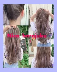 グラデーション.バレイヤージュ❤️普段から髪を巻く人には最強のカラー!立体的タテのハイライトでツヤと動きをプラス