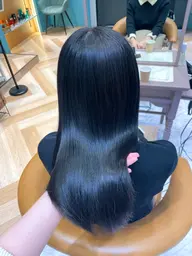 【平日限定・ロング料金無し】🌏艶カラー✨+整えカット（毛先or前髪・顔周り）+内部補修スチームトリートメント/艶カラー