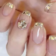 💎先着1名様💎【オフあり】ハンド💅🏻上品ガラスフレンチ✨