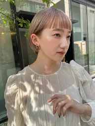 【✨高発色うる艶髪✨】カット+イルミナカラー🪞+うる艶フローディアTR🩵