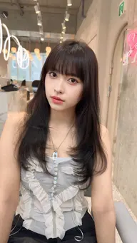 【お得度No.1🏆】1日1名限定🤍✨韓国カット＋カラー＋ケラチントリートメント✨✨【韓国/レイヤー/髪質改善】