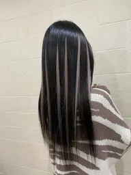 エクステ付けたままトリートメント🫧