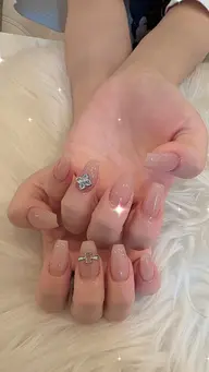 🌈限定コース🌈ワンカラーorラメワンカラーorラメグラデーション＋大きめパーツお２つ🩵🩷