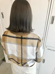 〈透明感&艶髪❤︎カット無し〉赤みレス抜群アディクシーカラー ＋ 4stepCOTAプレミークトリートメント