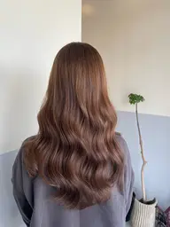 ワンカラー＋シャンプーブロー🧸🎀岡崎／ブリーチなしワンカラー／透明感カラー/イルミナカラー