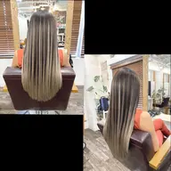 💖艶カラー＋最高級毛質最長70cm編み込みエクステ40本💖