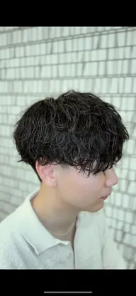 当店スタイリストカット✂️➕シャドウパーマ🥷➕Aujua 3stepトリートメント✨