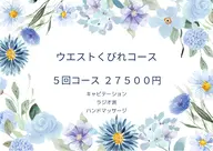 ウエストくびれコース(お試し1回)（痩身）（完全個室）