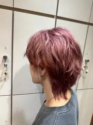 《ケアブリーチ使用◎》カット＋Wカラー＋ケアトリートメント