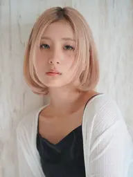 トレンドカット+ブリーチカラー☆。.:*イルミナカラー使用