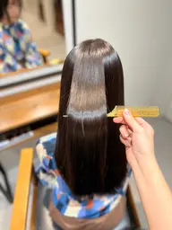 【髪質改善】中性ストレート ➕極潤トリートメント🕊𓂃𓂂𓏸