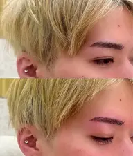 【1ヶ月以内再来限定】アイブロウWAX、毛抜き、カット、間引き、お仕上げのメイク付き🎀👦🏻👧🏻🉑