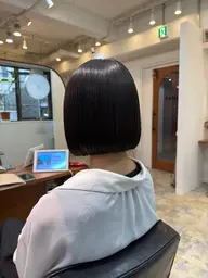 【ボブ人気No.1】☆カット+Nドット縮毛矯正+1stepトリートメント