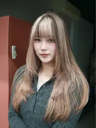 【デザインの方はコチラ🔻】ケアブリーチ付きデザインカラークーポン🍒 (リタッチ可)大阪/梅田/ダブルカラー/デザイン