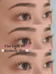 エクステ120本まで(オフ込み)+アイブロウWAX