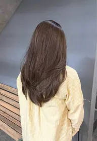 ☘️透け感オリーブカラー☘️いち早く垢抜けたい方必見!✨➕マイクロバブルシャンプー🫧➕Aujuaトリートメント✨