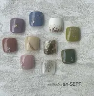 《モデル募集👣》10種類定額フットデザイン(初回オフ込み)/120分 ¥4,000