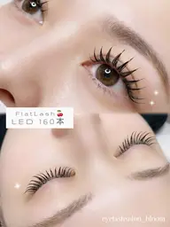 【🍑盛れ感重視デザイン🍑】LEDフラットラッシュ160本(オフ込み)