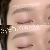 2番人気‼️【アイブロウスタイリング(wax脱毛)+カラーリング(眉毛)セット】 間引き+仕上げメイク付き◎
