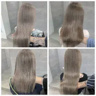 🌟髪質改善ストレート+Tokioトリートメント🌟ブリーチ毛でも理想のストレート艶髪に