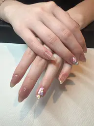 2本アートネイル(シンプルのアート&小さいなパーツのみ)